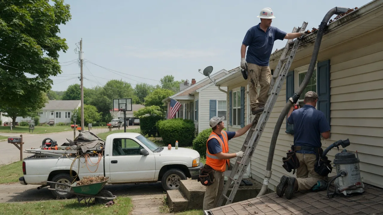 Gutter Installation in Commercial Point, OH near me
